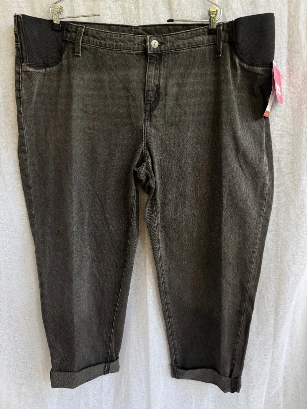 Isabel Maternity Boyfriend Jeans | 18 | NWT | Relaxed Fit Maternity Denim - Picture 1 of 9